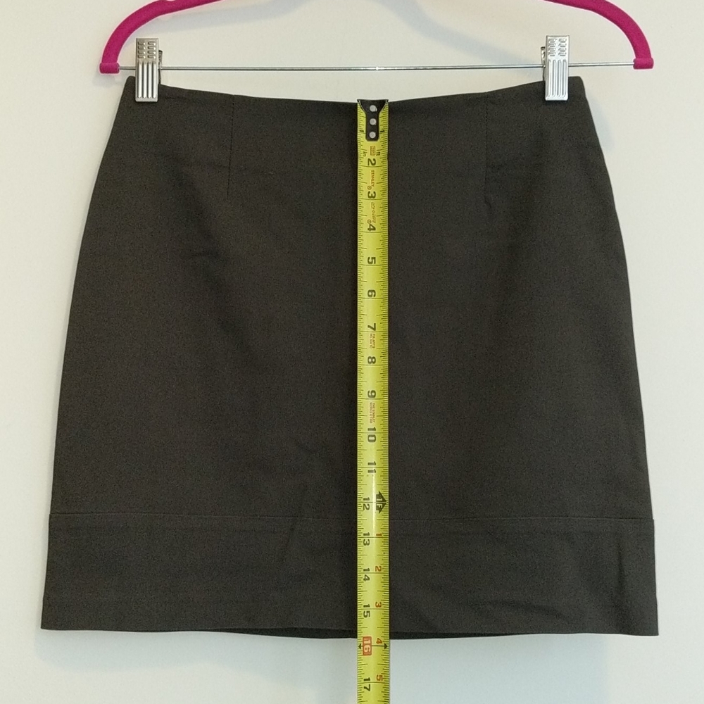 R Petites mini skirt grey zipper closure stretchy